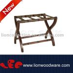 wooden hotel luggage rack LEC-R024