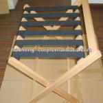 Wood folding luggage rack-533173