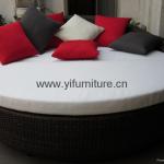 hotel bedroom lounger rattan aluminum frame