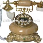 modern natural marbel art deco telephone for hotel bedroom sets