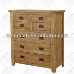 distressed wooden bedroom drawer chest-AD01