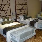 Modern deluxe concise hotel bedroom sets furniture-