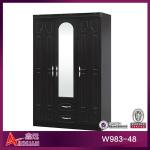 Carved antique 3 doors armoire factory direct sell