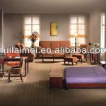 black walnut fabric hotel bedroom furniture-115#