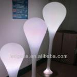 PE material Wholesale 50*50*188cm led floor standing lamps