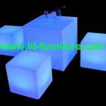 40*40*40cm led cubes display, lighting furniture