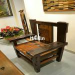 Old Ship Natural High-quality Solid Antique Style Wooden &amp; Wood Living Room Furniture Of Sofa