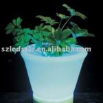 New! LED flashing plastic led flowerpot in room