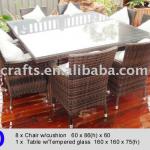 Rattan patio furniture