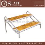 High quality plywood stage stairs,portable stage stair, metal stage stair RX-WH221-2