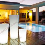 hotel pool furniture and decor