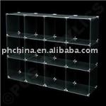 JCR-028 Clear Acrylic Box Display,Tabletop Synthetic Display Cabinet