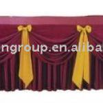 Banquet table cloth,dining table cloth,table skirting-MX-0557