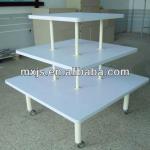 Hot sale Restaurant 3-Tiered Food Displaying Trolley