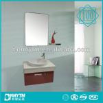 BONNYTM red stainless steel small cabinet bathroom used 36 bathroom vanity combo T-1009