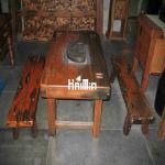 Home Room Design Decoration ancient ship wood desk