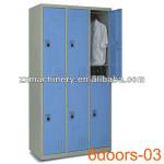 Modern steel cabinet/wardrobe/closet/cupboard with 6doors