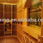 wooden wine shelf-R10000A