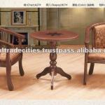 Hot sale 1+2 hotel table and chair