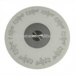 Flowered Hotel tempered glass lazy susan