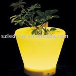 new technology flashing plastic led flowerpot