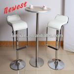 Modern best quality wooden bar table with iron base bar furniture table