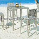 outdoor cheap rattan mini bar furniture (6095)