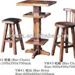 2013 wooden Bar furniture used high grade full solid wood to be finished