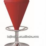 Conical-design PU bar stool