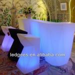 led table and chairs, illuminated led furniture,led plastic led bar tables cheap