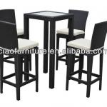 all weather rattan furniture wicker bar set