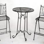 3 pieces outdoor classical folding high bar table and 2 stools