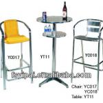 aluminum Bistro table and chair YC017 YC018 YT11