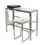 BT-013 Modern stainless steel bar furniture set for sale