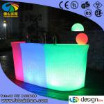 illuminated led bar counter/led bar furniture/led plastic bar counte