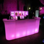 illuminated RGB changing color led furniture