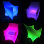 2014 new design plastic 16 colors rechargeable bar furniture for lighting bar furniture led