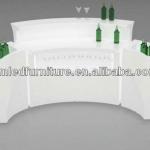 nightclub bar/12V plastic LED furniture/ led furniture design &amp; cafe table/LED plastic furniture YM-LBT8090123
