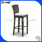 new design aluminum rattan bar chair for garden ZT-2005C