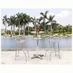 Commercial high chair and high table outdoor furniture