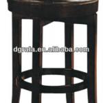 2013 round bar stool used high grade full solid wood to be finished