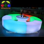 led snake curve bench, led circle bench, led chair-MLF-FC03