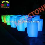 led plastic bar furniture /led plastic bar counter/led lit bar counter