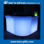 Modern Bar Design Tables Counter Glow Plastic Corner Bar Furniture