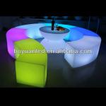 led glow stool/ plastic led chair/led bar stools furniture