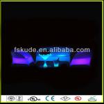 RGB battery rechargeable led glowing sofa