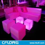 elegant LED plastic sofa