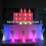 outdoor furniture led table/led party furniture