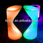 Modern simple style growing plastic Led bar stool