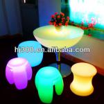 Modern simple style growing plastic Led stool